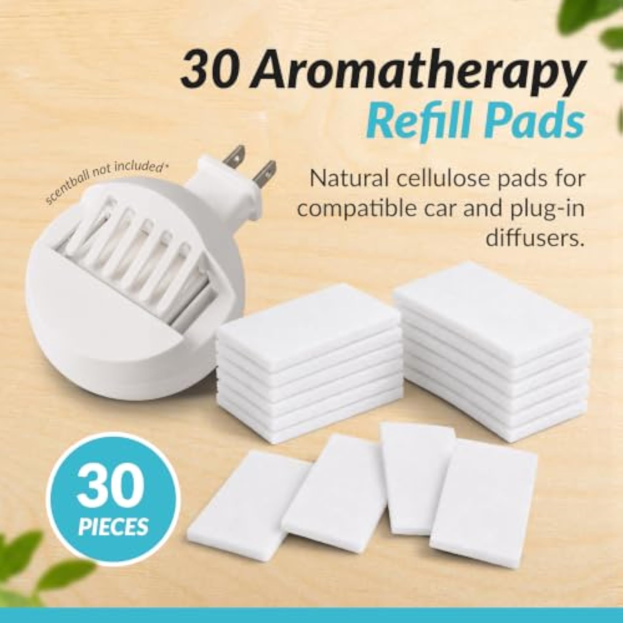 Refill Pads for Car Diffuser, Essential Oil Replacement